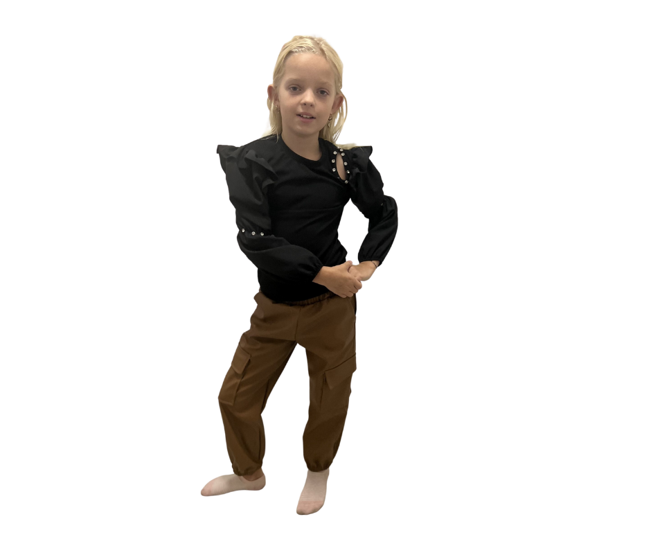 Fashion by Livana | Hippe leren cargobroek in 4 kleuren