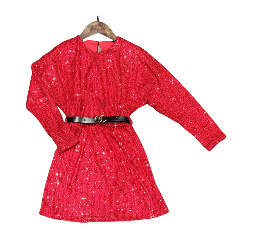 Fashion by Livana | Glitter pailletten jurk