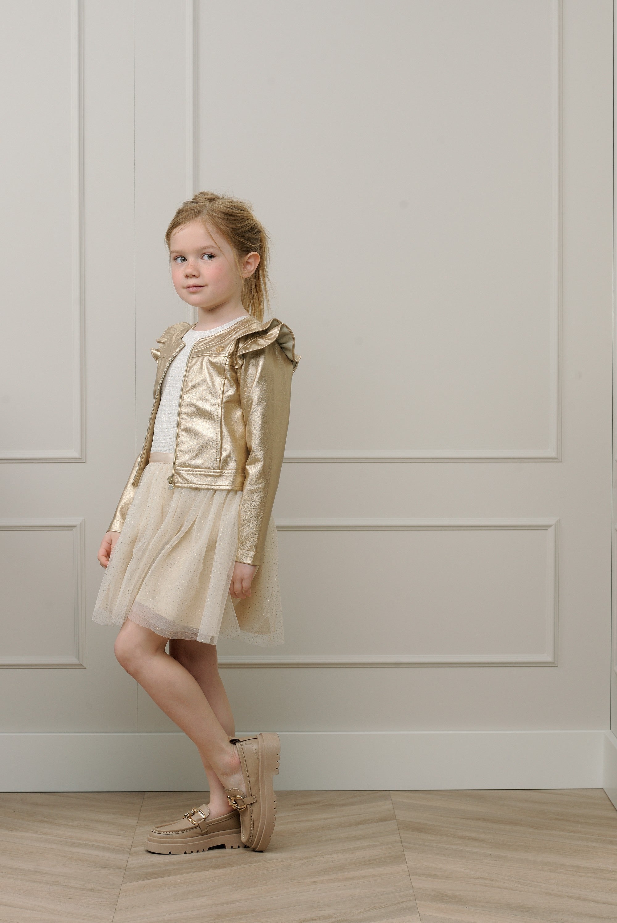 Fashion by Livana | Le chic, goud leren jasje