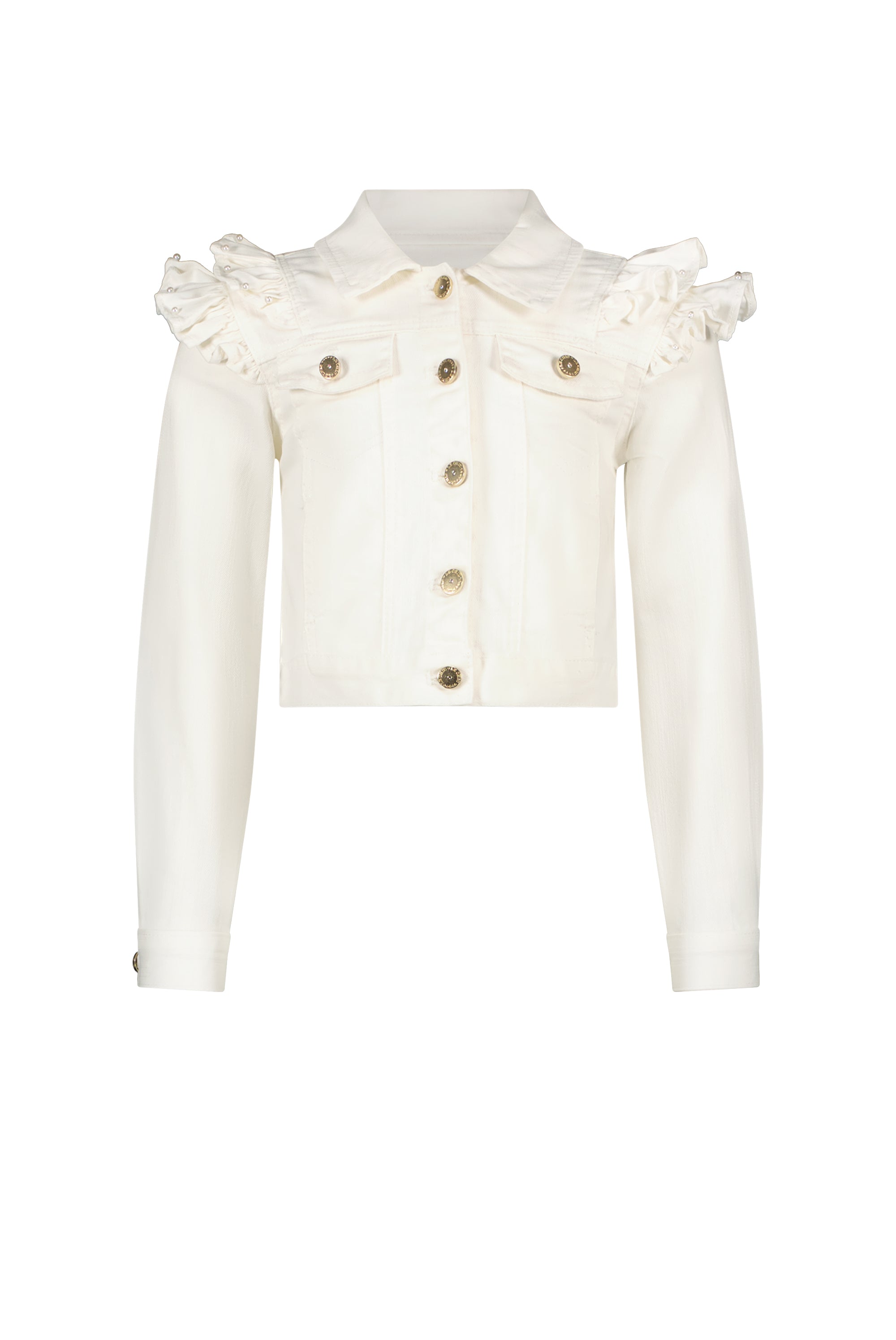 Fashion by Livana | Le chic, wit spijker jasje