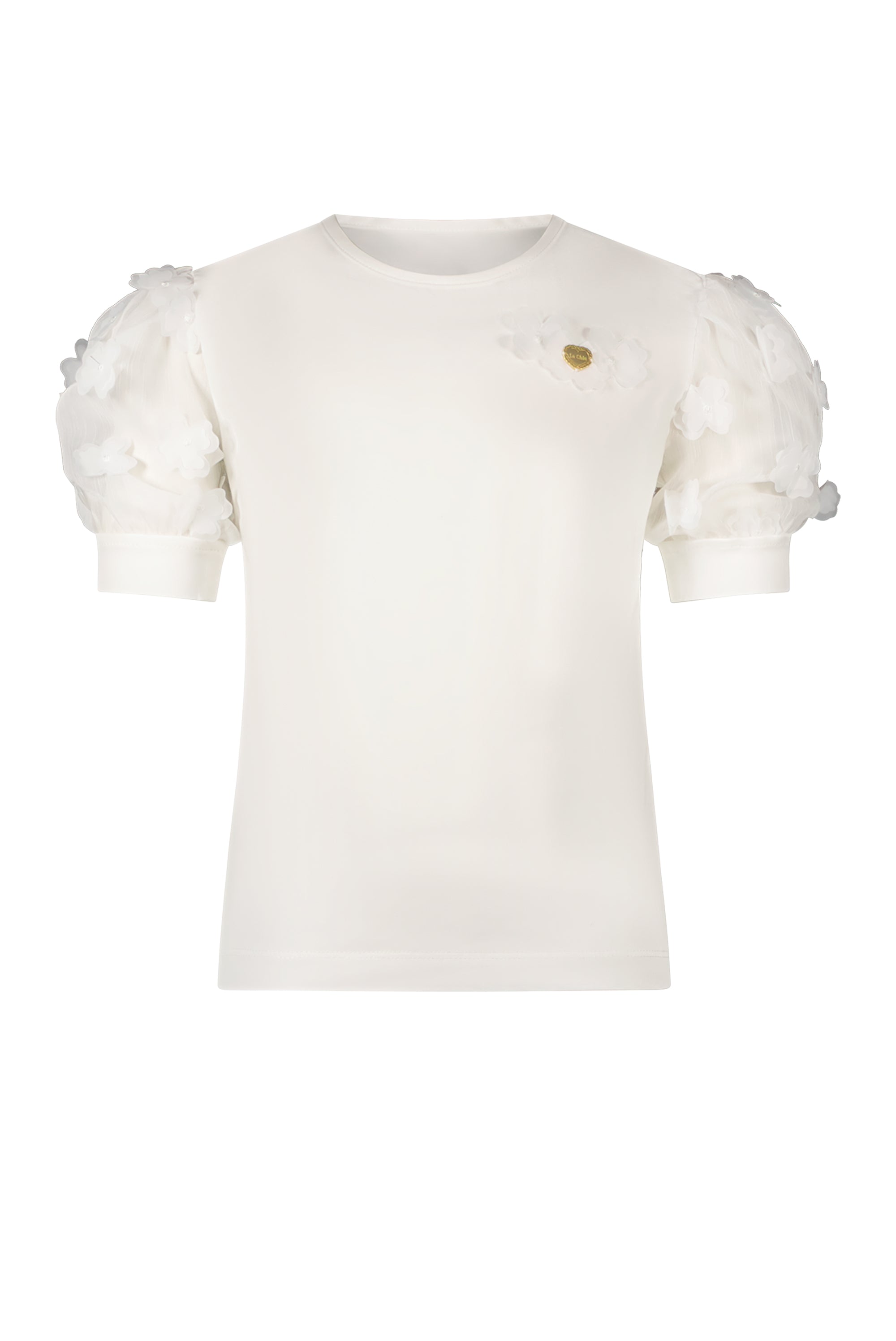Fashion by Livana | Le chic, shirtje met bloemen mouwen