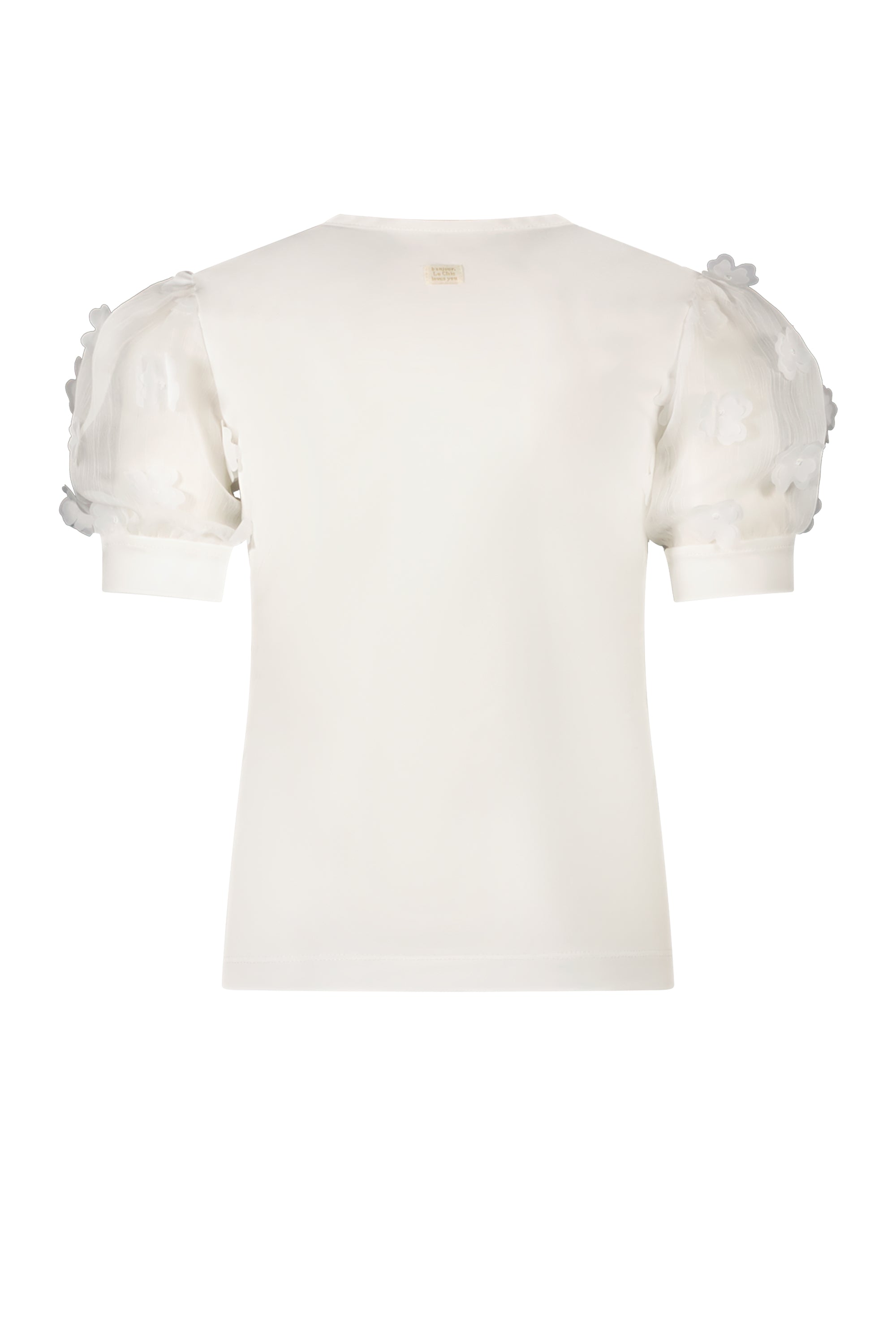 Fashion by Livana | Le chic, shirtje met bloemen mouwen