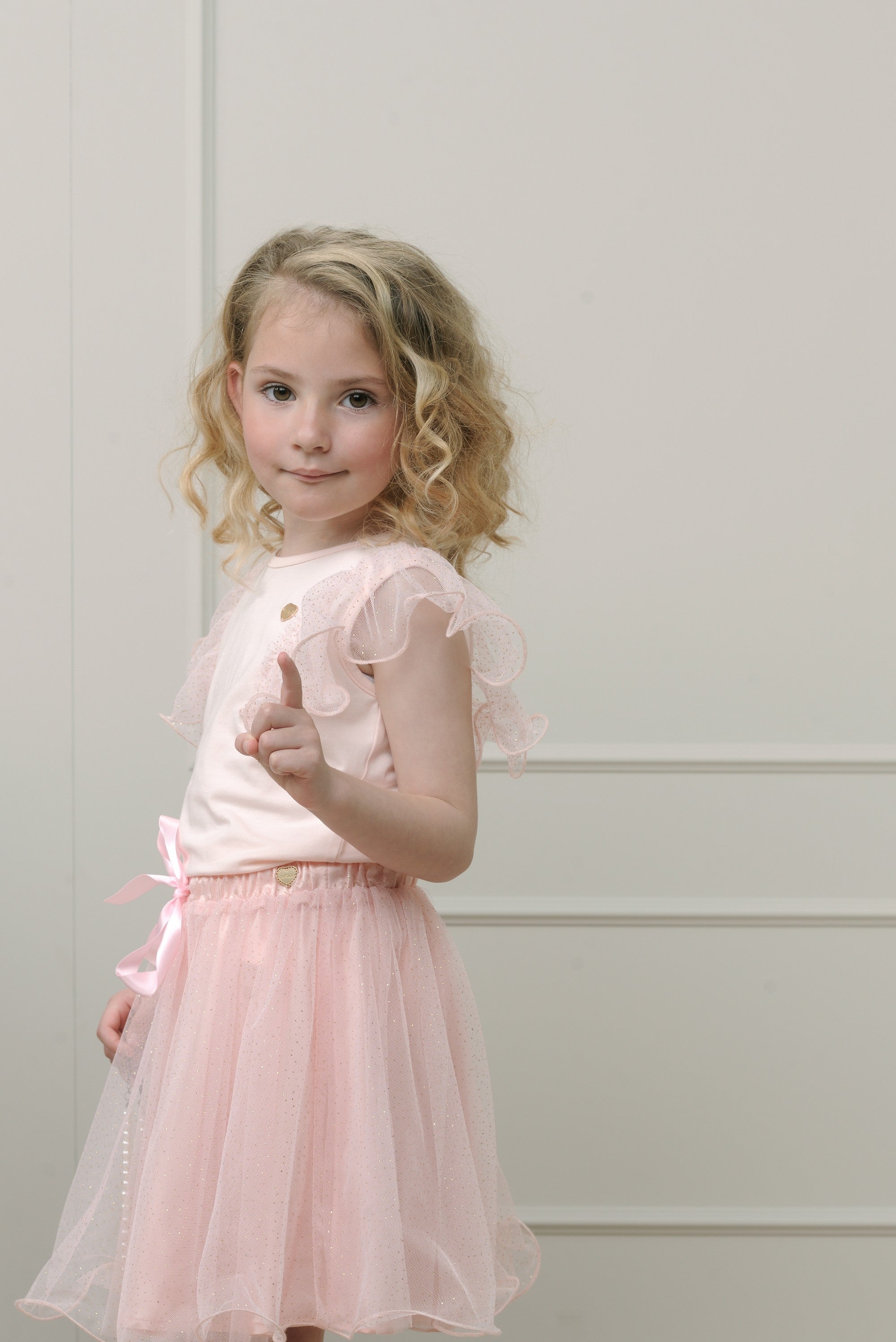 Fashion by Livana | Le chic, roze tule rokje met glitters
