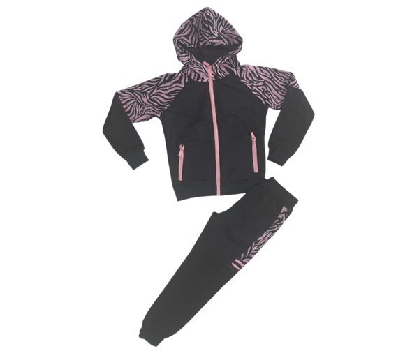 Fashion by Livana | Joggingpak zwart/paars