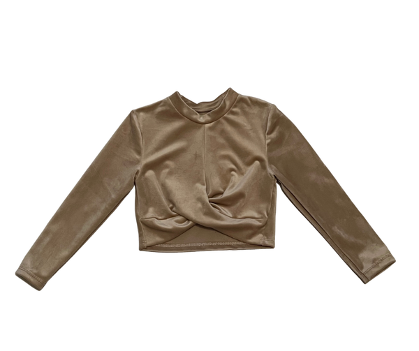 Fashion by Livana | Crop top Goud