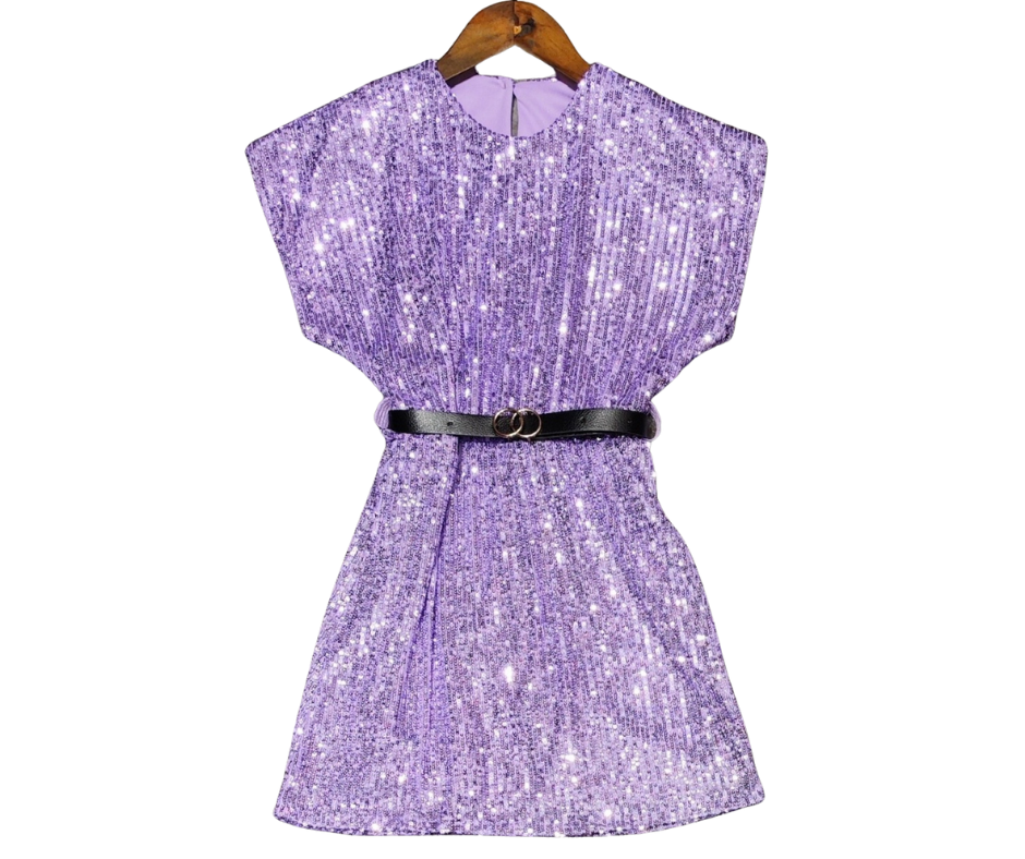 Fashion by Livana | Glitter pailletten jurk