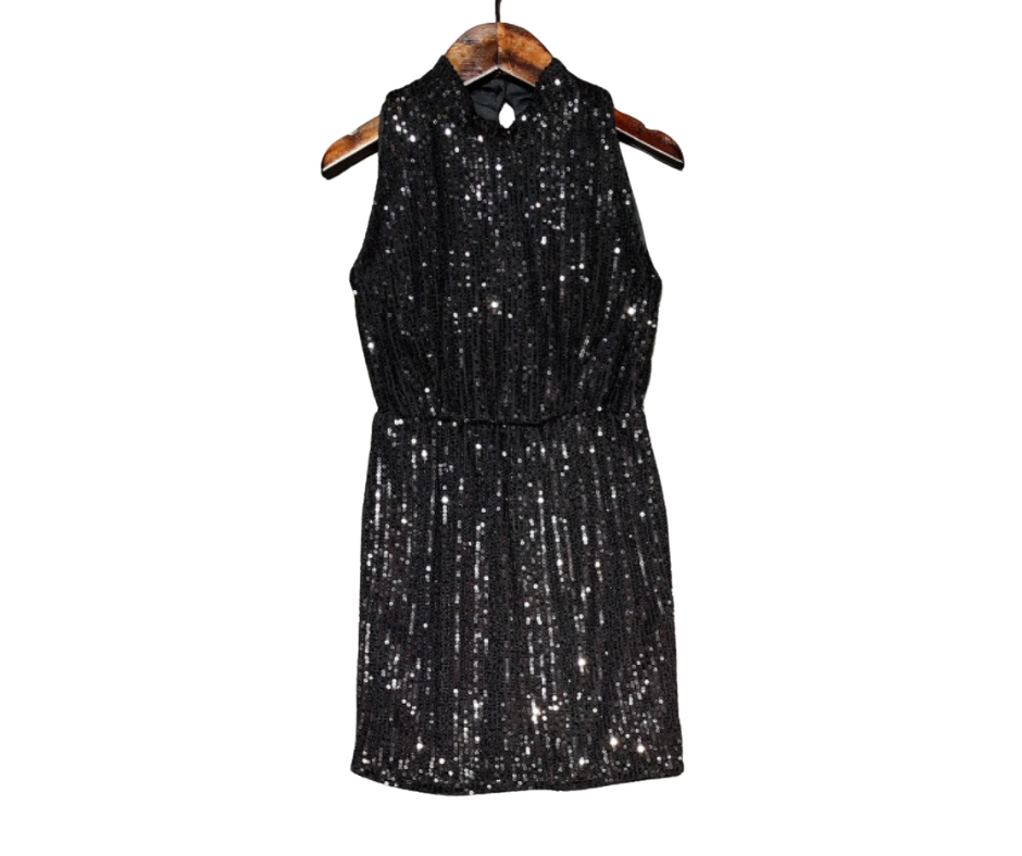 Fashion by Livana | Glitter pailletten jurk