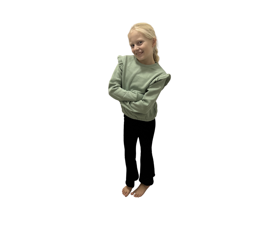 Fashion by Livana | Zachte trui groen