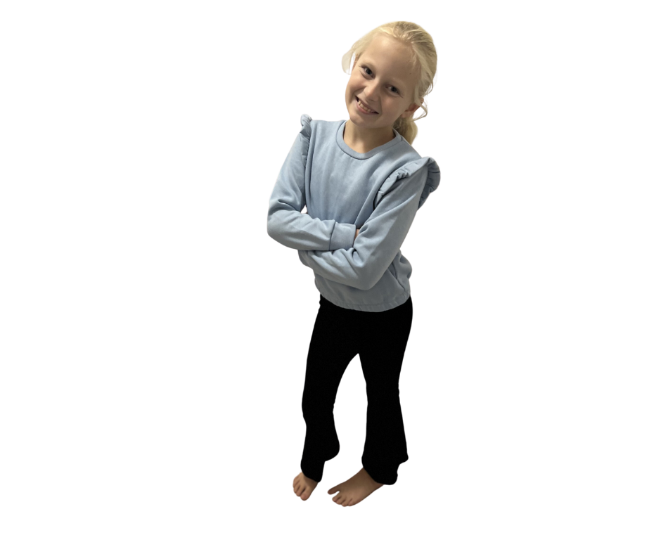 Zachte trui blauw