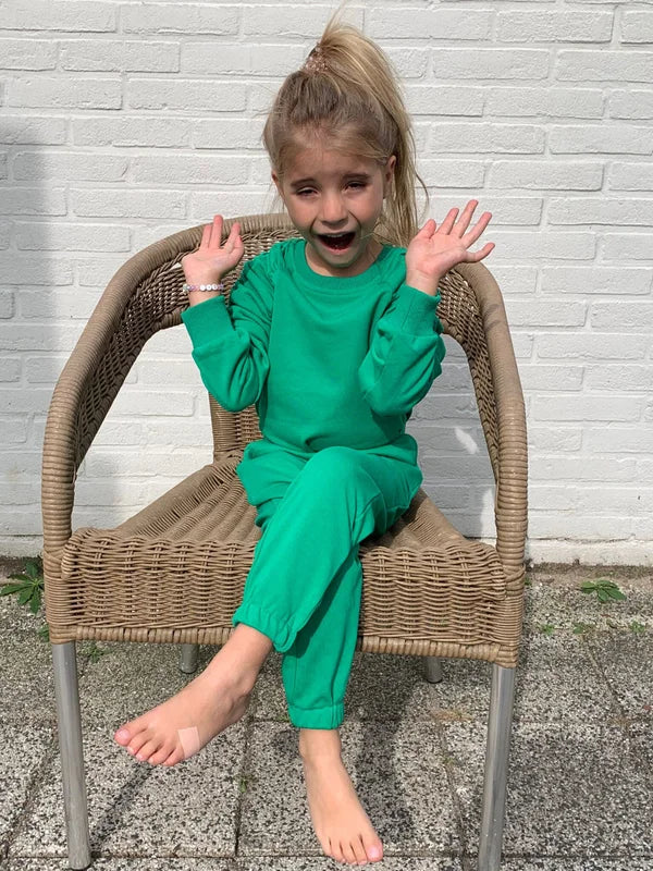 Fashion by Livana | Combi jogging pak groen