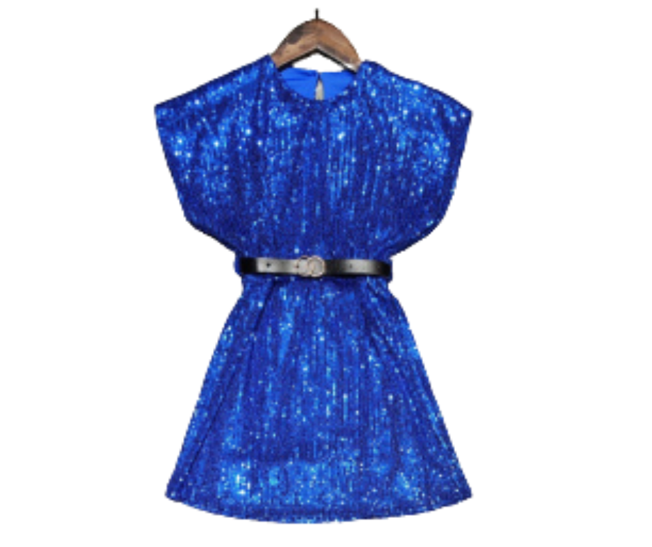 Fashion by Livana | Glitter pailletten jurk