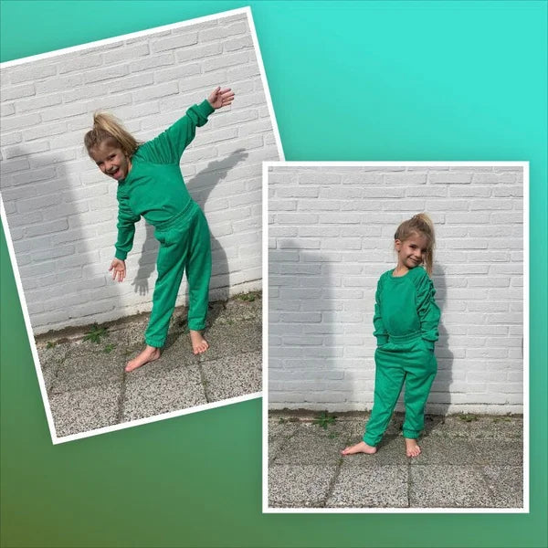 Fashion by Livana | Combi jogging pak geel