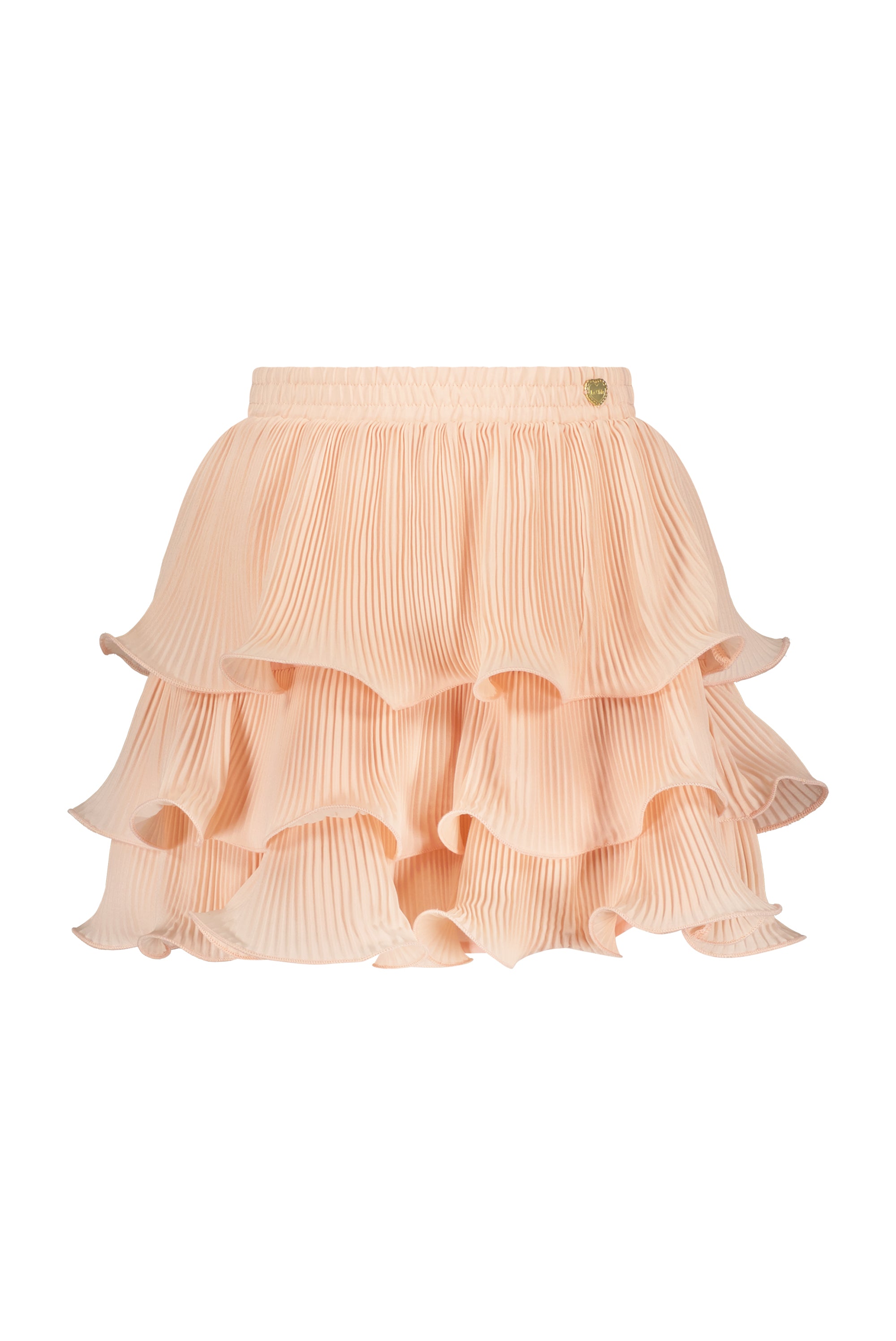 Fashion by Livana | Le chic, roze plissé rokje met franjes