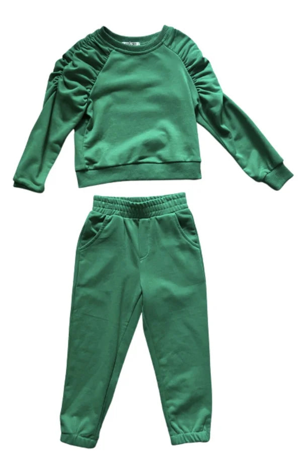 Fashion by Livana | Combi jogging pak groen