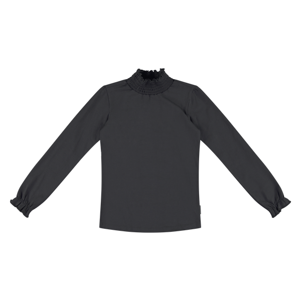 Fashion by Livana | Effen zwart shirt van Vinrose